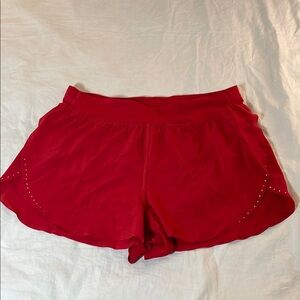 lululemon athletica Red Athletic Shorts